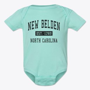 New Belden North Carolina Classic Established Baby Onesie