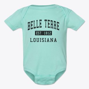 Belle Terre Louisiana Classic Established Baby Onesie