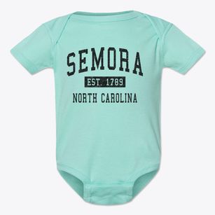 Semora North Carolina Classic Established Baby Onesie