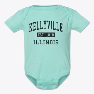 Kellyville Illinois Classic Established Baby Onesie