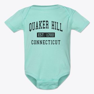 Quaker Hill Connecticut Classic Established Baby Onesie