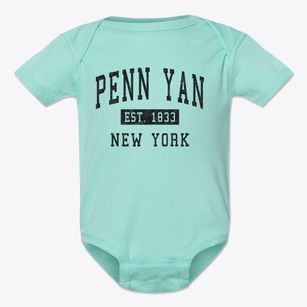 Penn Yan New York Classic Established Baby Onesie