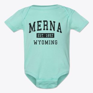 Merna Wyoming Classic Established Baby Onesie