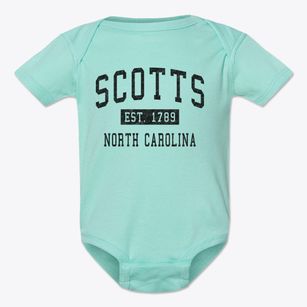 Scotts North Carolina Classic Established Baby Onesie