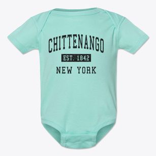 Chittenango New York Classic Established Baby Onesie