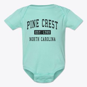 Pine Crest North Carolina Classic Established Baby Onesie