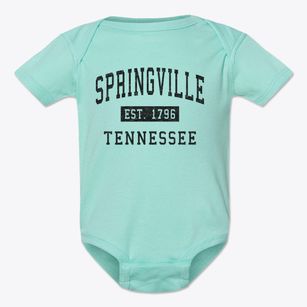 Springville Tennessee Classic Established Baby Onesie