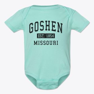 Goshen Missouri Classic Established Baby Onesie