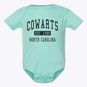 Cowarts North Carolina Classic Established Baby Onesie