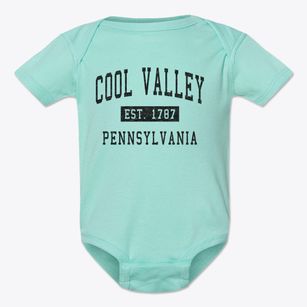 Cool Valley Pennsylvania Classic Established Baby Onesie