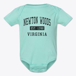 Newton Woods Virginia Classic Established Baby Onesie