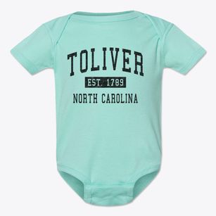 Toliver North Carolina Classic Established Baby Onesie