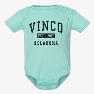 Vinco Oklahoma Classic Established Baby Onesie