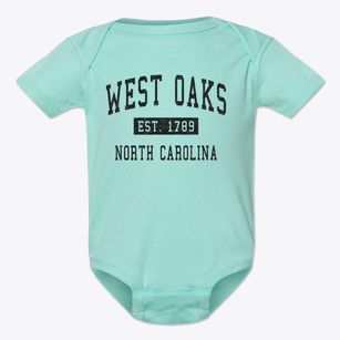 West Oaks North Carolina Classic Established Baby Onesie