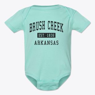 Brush Creek Arkansas Classic Established Baby Onesie