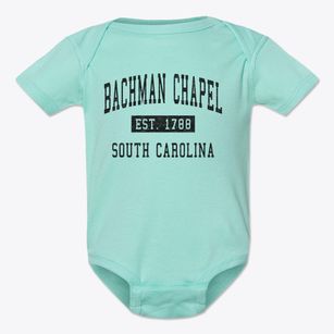 Bachman Chapel South Carolina Classic Established Baby Onesie