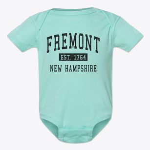 Fremont New Hampshire Classic Established Baby Onesie