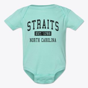 Straits North Carolina Classic Established Baby Onesie
