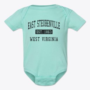 East Steubenville West Virginia Classic Established Baby Onesie