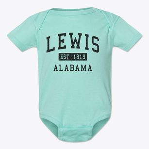 Lewis Alabama Classic Established Baby Onesie