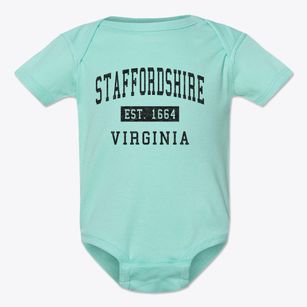 Staffordshire Virginia Classic Established Baby Onesie
