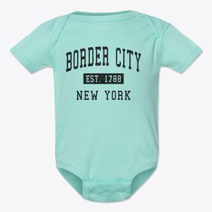 Border City New York Classic Established Baby Onesie