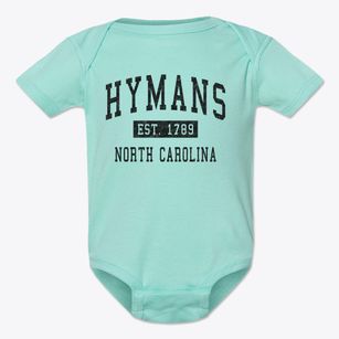 Hymans North Carolina Classic Established Baby Onesie