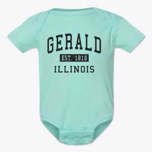 Gerald Illinois Classic Established Baby Onesie