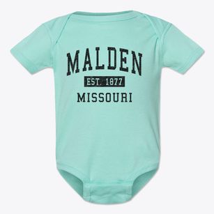 Malden Missouri Classic Established Baby Onesie