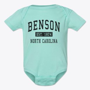 Benson North Carolina Classic Established Baby Onesie