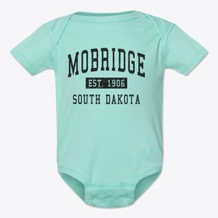 Mobridge South Dakota Classic Established Baby Onesie