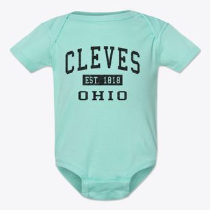 Cleves Ohio Classic Established Baby Onesie