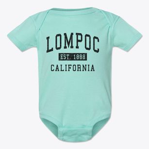 Lompoc California Classic Established Baby Onesie