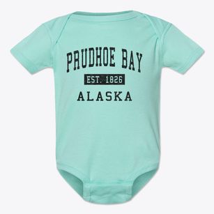 Prudhoe Bay Alaska Classic Established Baby Onesie