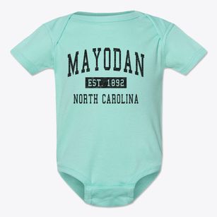 Mayodan North Carolina Classic Established Baby Onesie