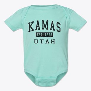 Kamas Utah Classic Established Baby Onesie