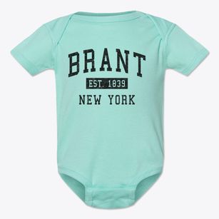Brant New York Classic Established Baby Onesie