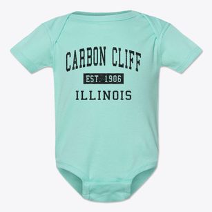 Carbon Cliff Illinois Classic Established Baby Onesie