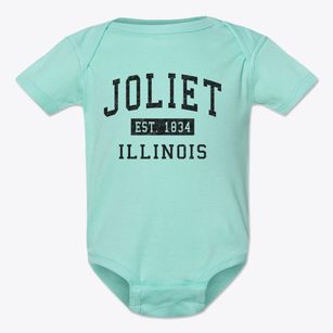 Joliet Illinois Classic Established Baby Onesie