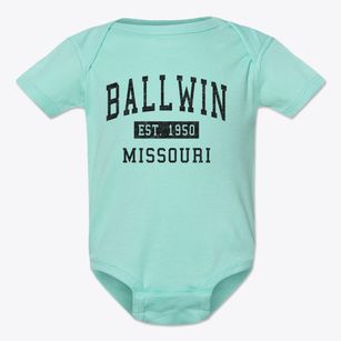 Ballwin Missouri Classic Established Baby Onesie