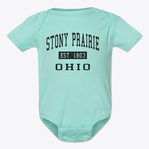 Stony Prairie Ohio Classic Established Baby Onesie
