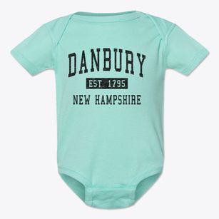 Danbury New Hampshire Classic Established Baby Onesie