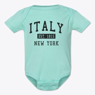 Italy New York Classic Established Baby Onesie