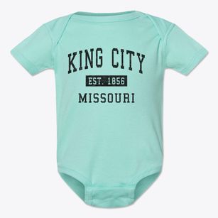 King City Missouri Classic Established Baby Onesie