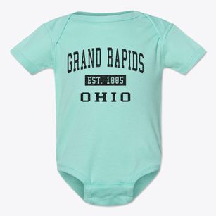 Grand Rapids Ohio Classic Established Baby Onesie