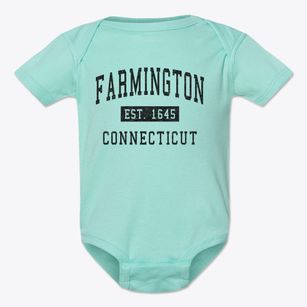 Farmington Connecticut Classic Established Baby Onesie