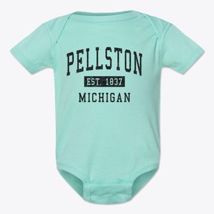 Pellston Michigan Classic Established Baby Onesie