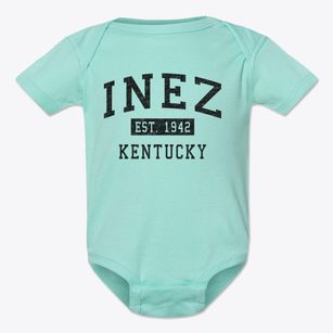 Inez Kentucky Classic Established Baby Onesie