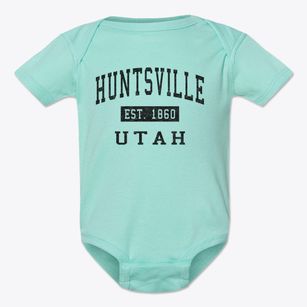 Huntsville Utah Classic Established Baby Onesie