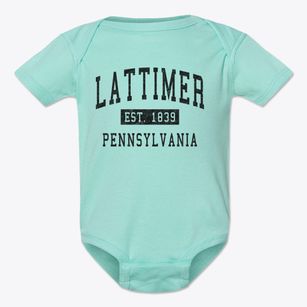 Lattimer Pennsylvania Classic Established Baby Onesie